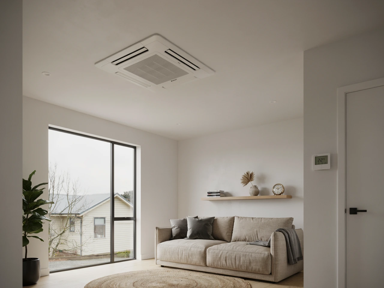 Ceiling cassette heat pump in Invercargill